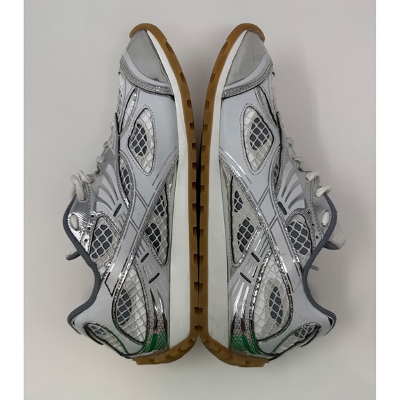 Bottega Veneta Orbit Sneaker White/Silver Size 13 US 46 EU - Picture 4 of 10